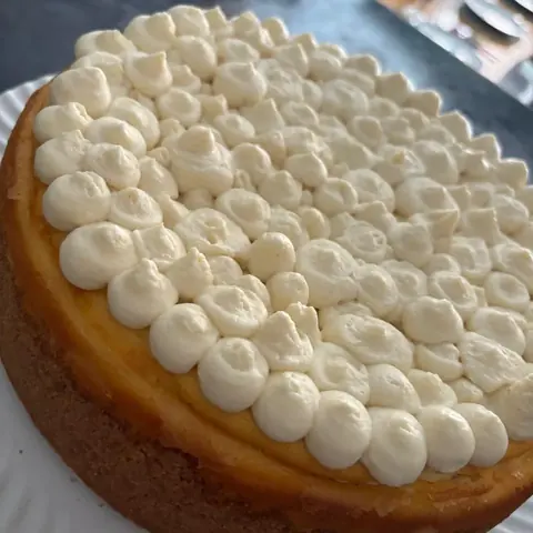 Cheesecake horneado con frosting